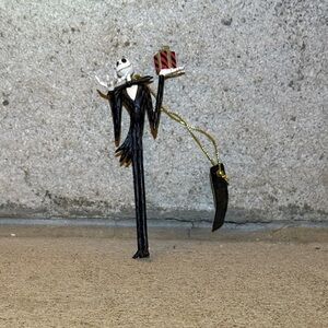 The Nightmare Before Christmas Ornament Jack Skellington w Present in Coat Tails